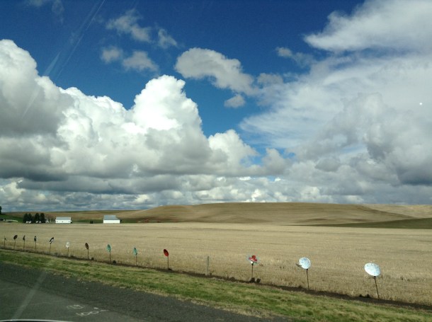 clouds over the Palouse