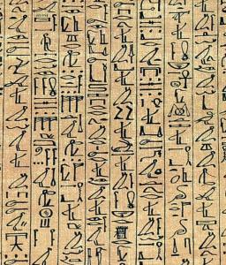 Egyptian hieroglyphics
