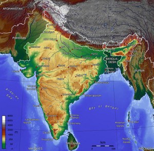 india-topographic-map